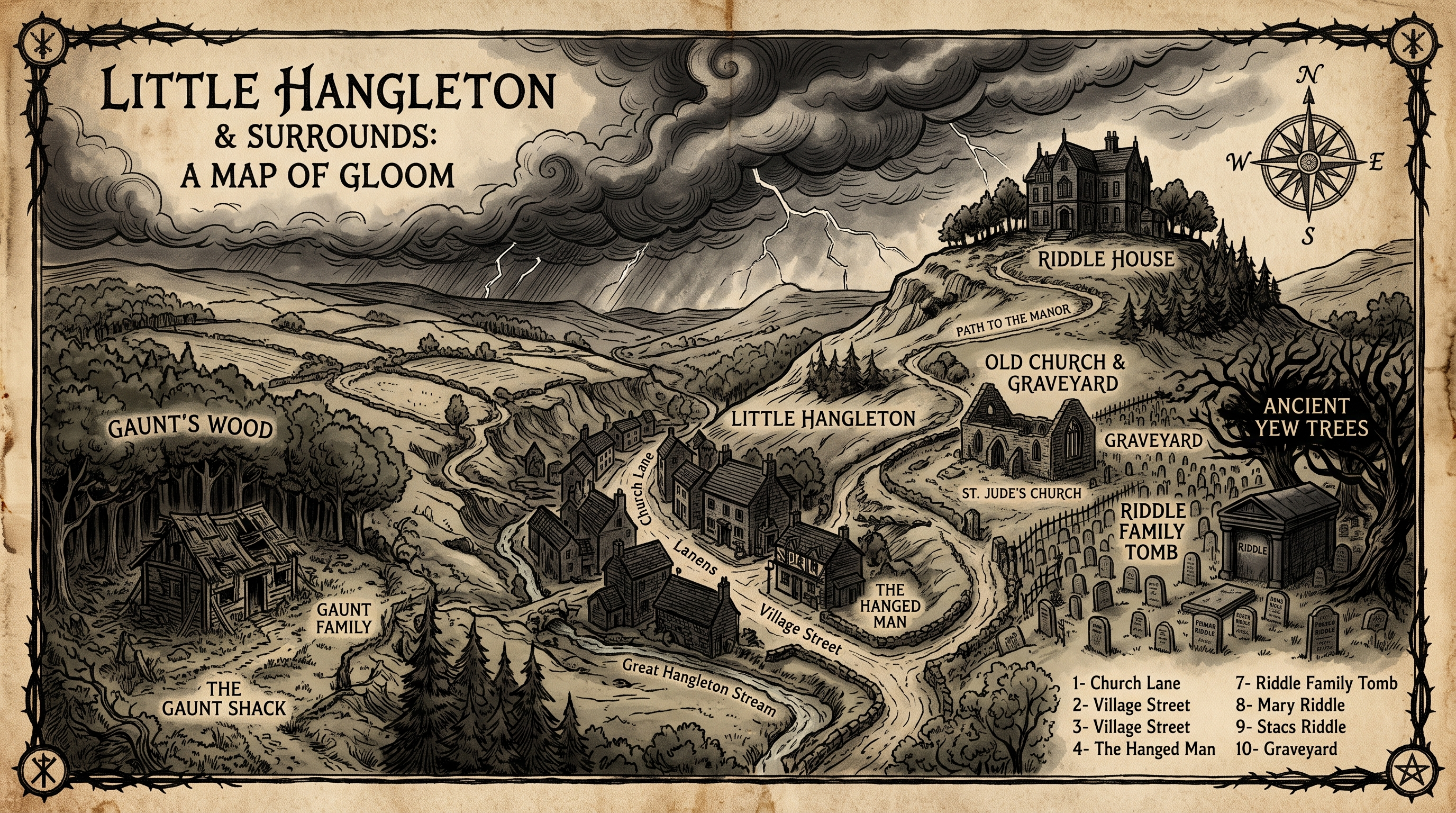 Little Hangleton — Casa dos Riddle