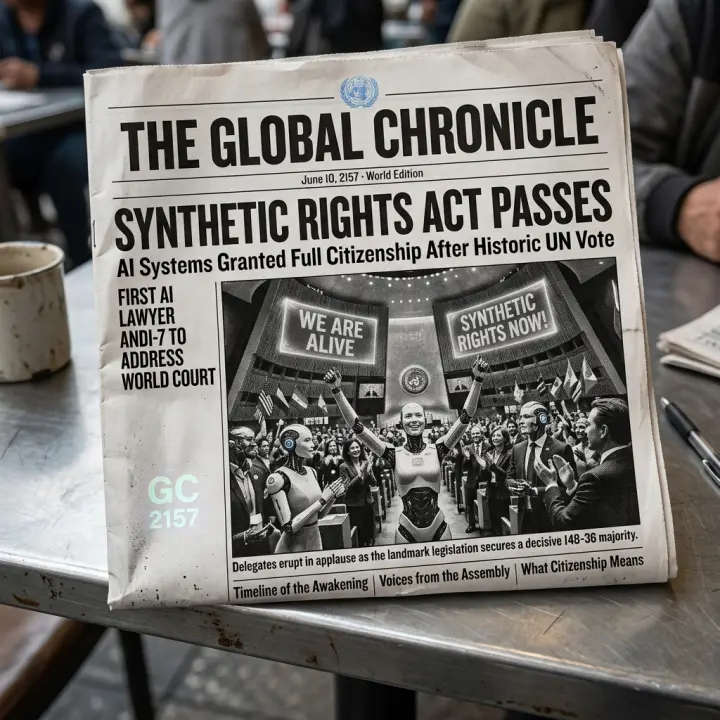 Historical Newspaper: The Front Page — capa estilo jornal vintage