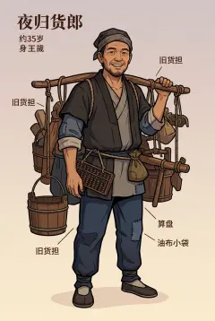El Vendedor Ambulante Nocturno (夜归货郎)