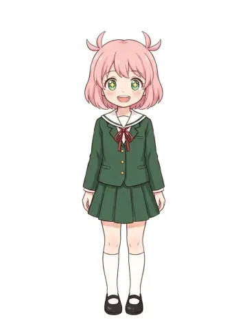 Anya Forger happy anime portrait — Spy x Family Simulator