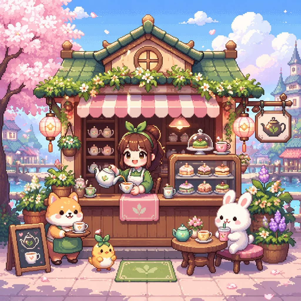 Mixue Pixel-Teehaus im Supermarkt — Tapioka-Perlen verschmelzen zum Bubble-Tea-Imperium
