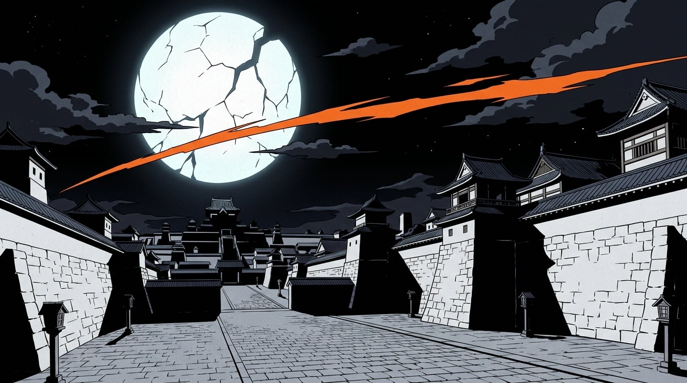 Title background — Seireitei at night