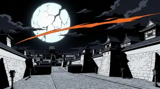标题背景——夜晚的瀞灵廷