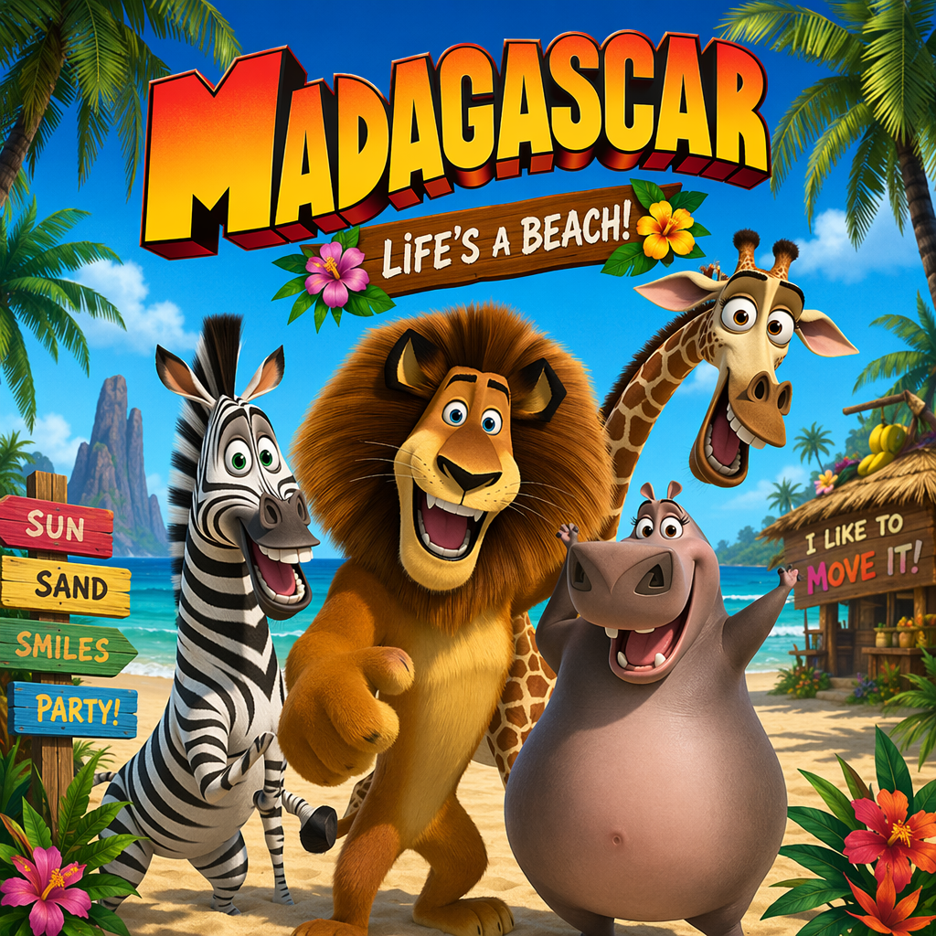 Madagascar — Visual Novel: The Wildest Friendship You Never Saw Coming