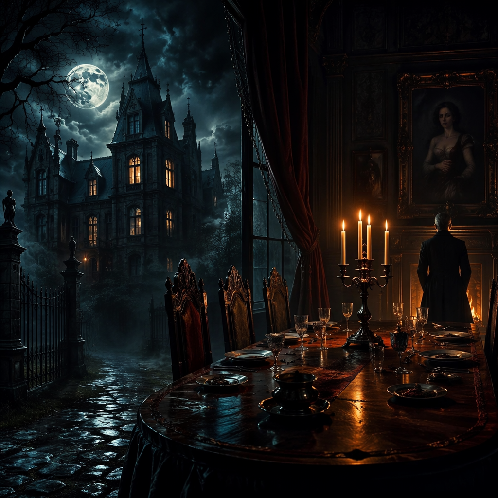 La Mansión Verdigris: La Sexta Cena — Un Banquete de Sombras y Secretos