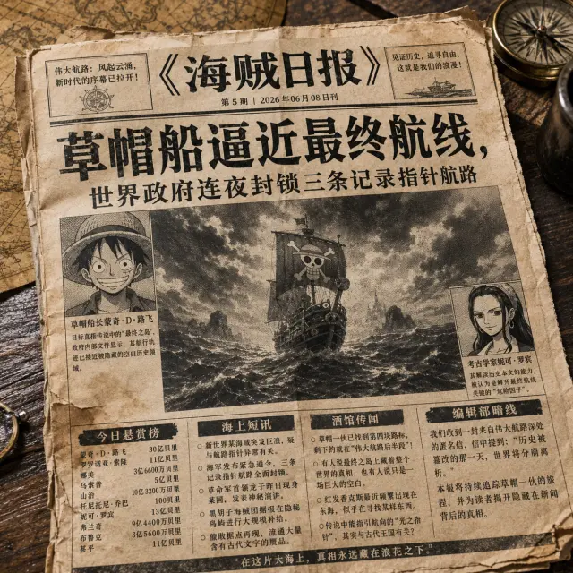 海贼日报第 5 号头版
