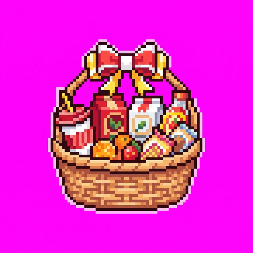 Cesta de regalo de franquicia — ficha de artículo