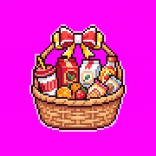 Cesta de regalo de franquicia — ficha de artículo