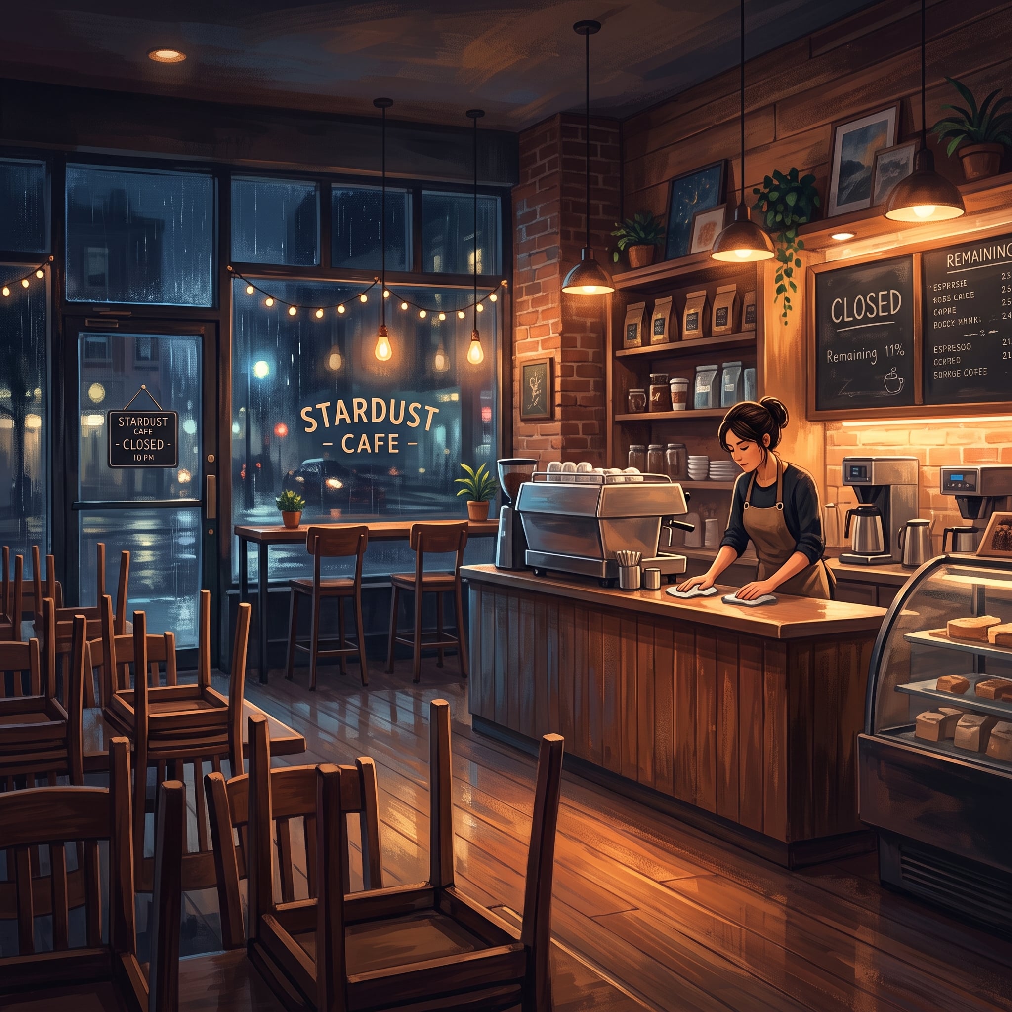 Kaffee am Mitternachtstresen — Alltagsgeschichten einer Barista in einer fantastischen Welt