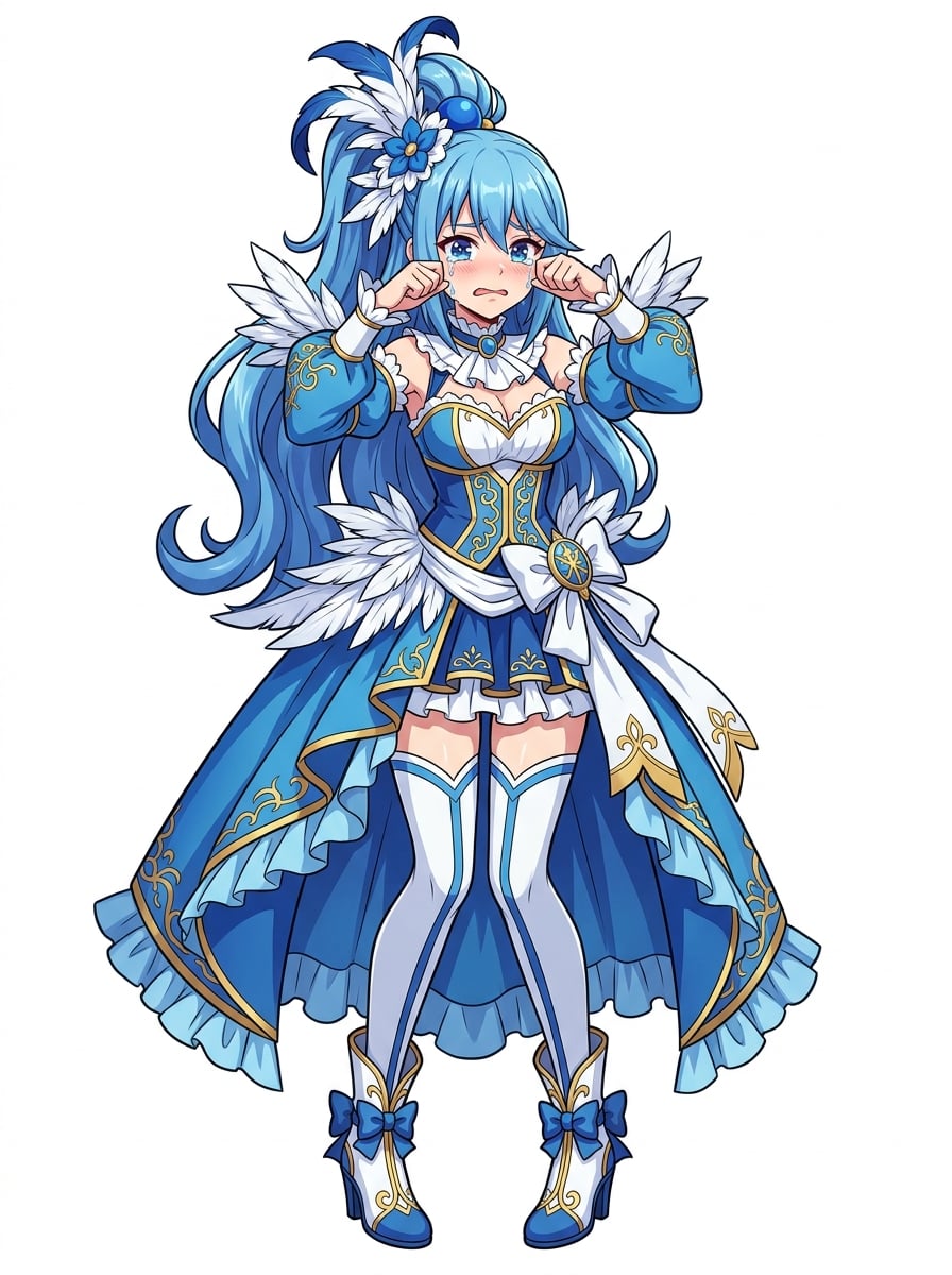Aqua crying sprite