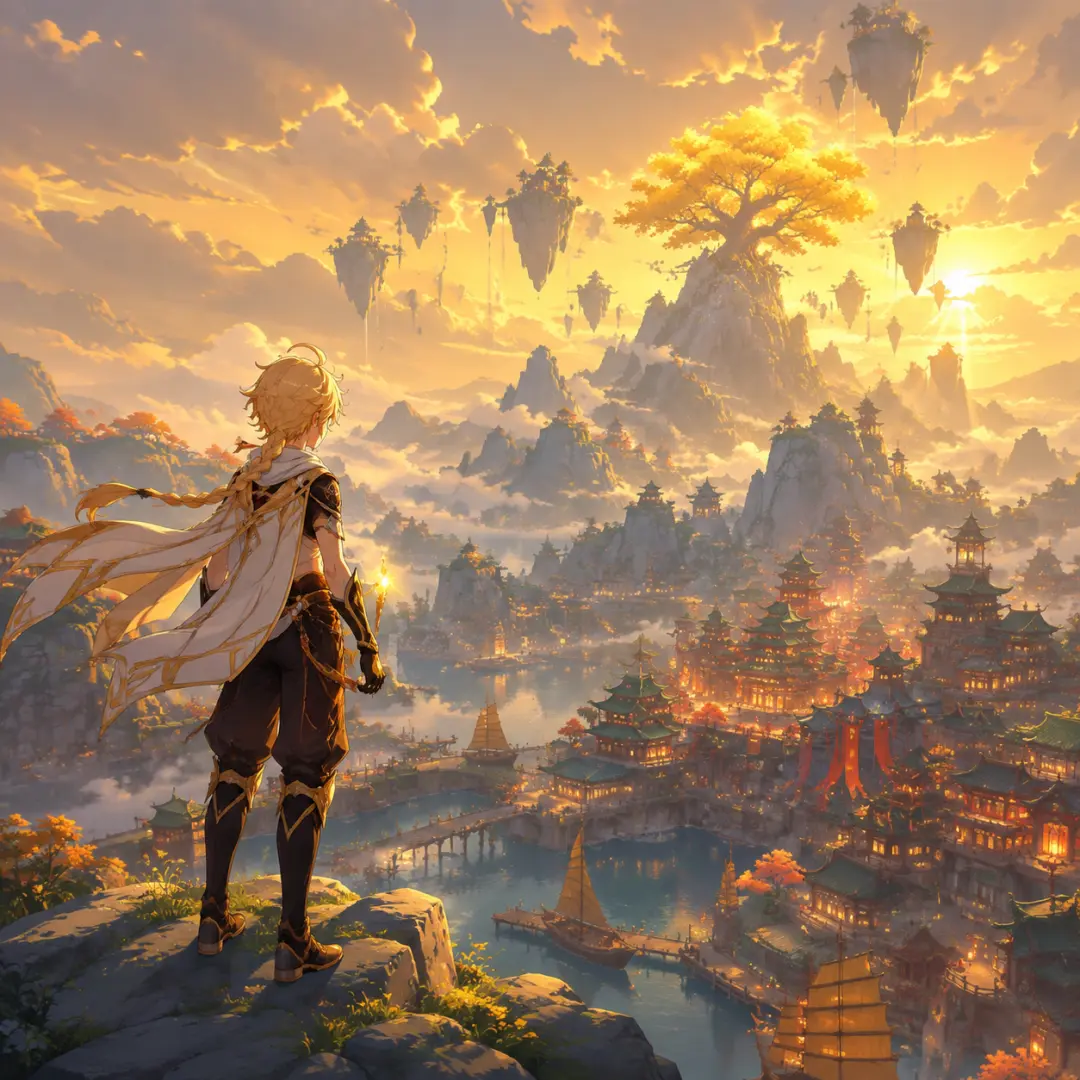 Genshin Impact: Los Siete Reinos — El mundo de Teyvat, los Arcontes y el arte con IA