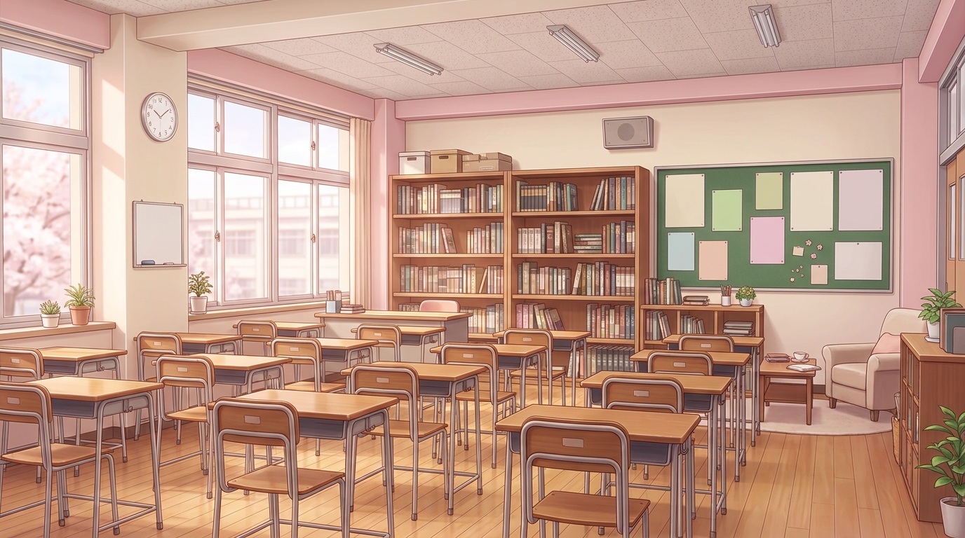Literature Club Room — afternoon