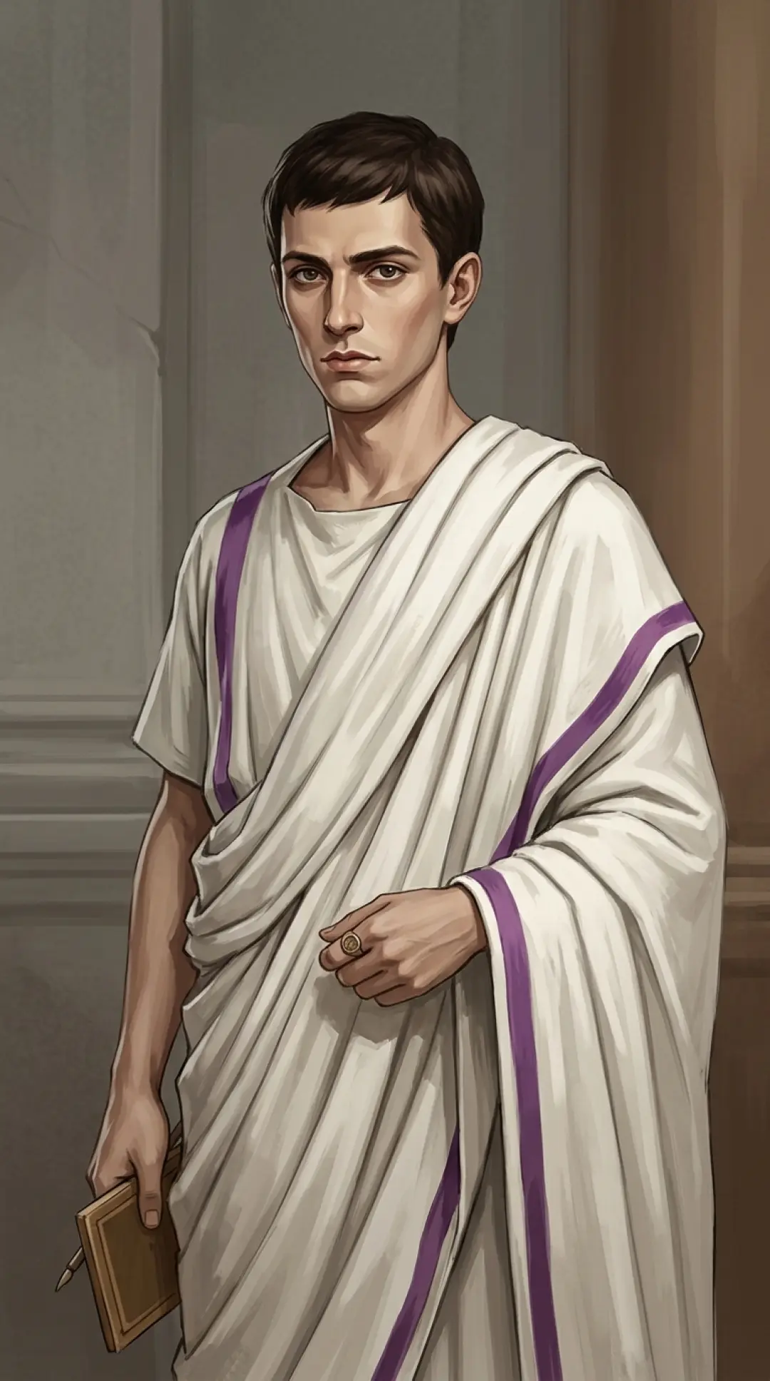 Anime-Lore-Bücher mit KI erstellen — Bronze Eagle Rome: Charakterkarte des interaktiven Weltarchivs