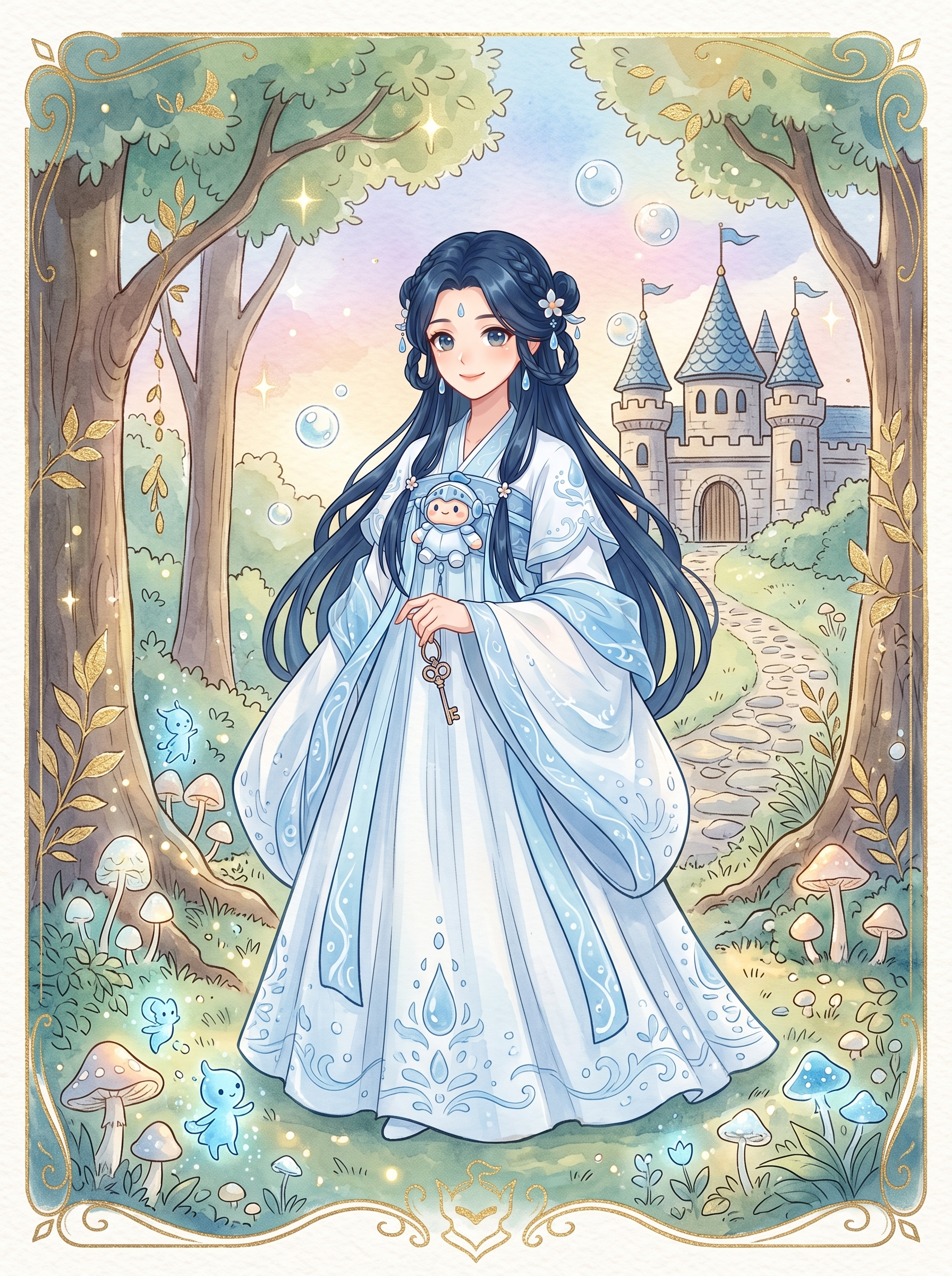 Image de référence — Ming Yuluo, jeune fille esprit de l'eau