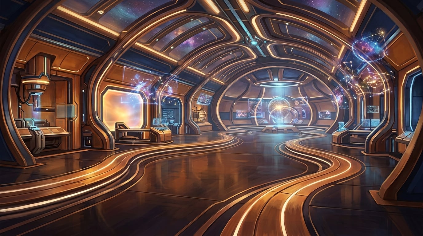 Scene background — Space Anomaly hall