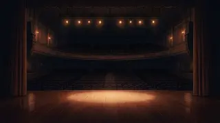 April Lie — concert hall from the stage