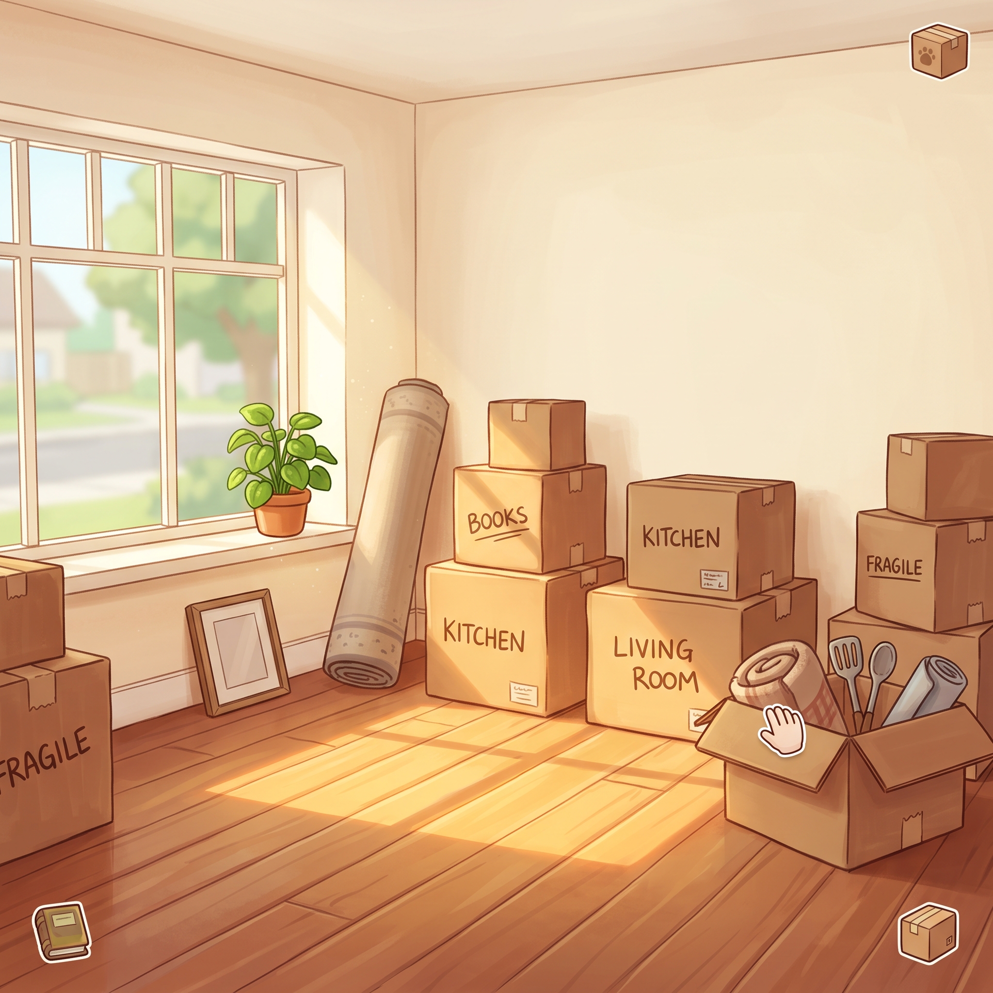 Unpacking — Une Vie Déballée, Carton après Carton