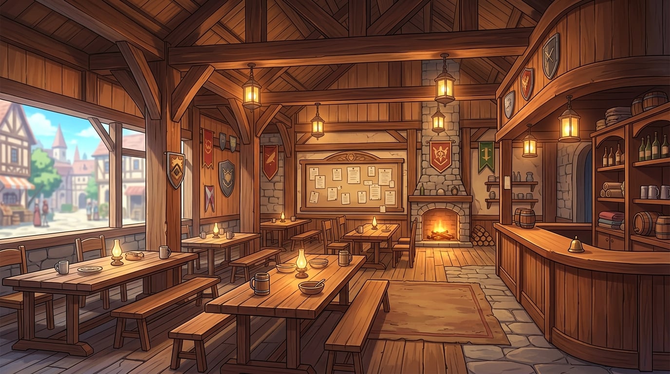 Scene background — Adventurer Guild