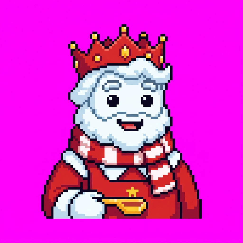 Dependiente Snow King — retrato sonriente