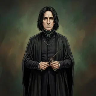 Weltreferenz — Covergrafik von Severus Snape