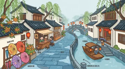 柳湾雨巷