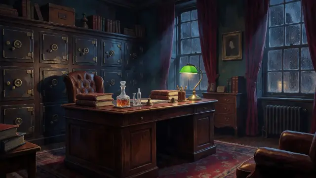 Gilded Succession — 전쟁 회의 뒤의 서재