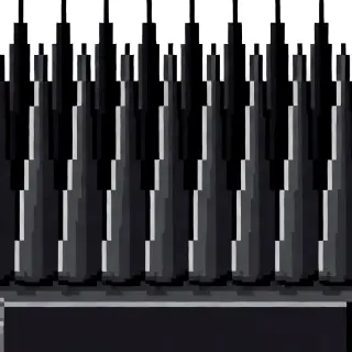 Loseta de peligro de pinchos de hierro