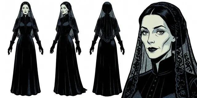 The Woman in Black — character sheet