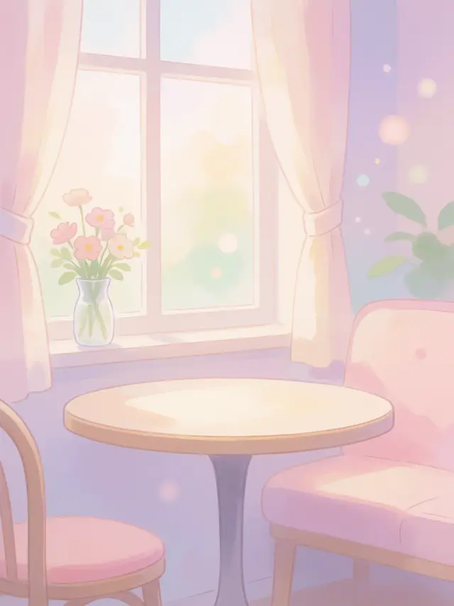 Cozy cake-room background