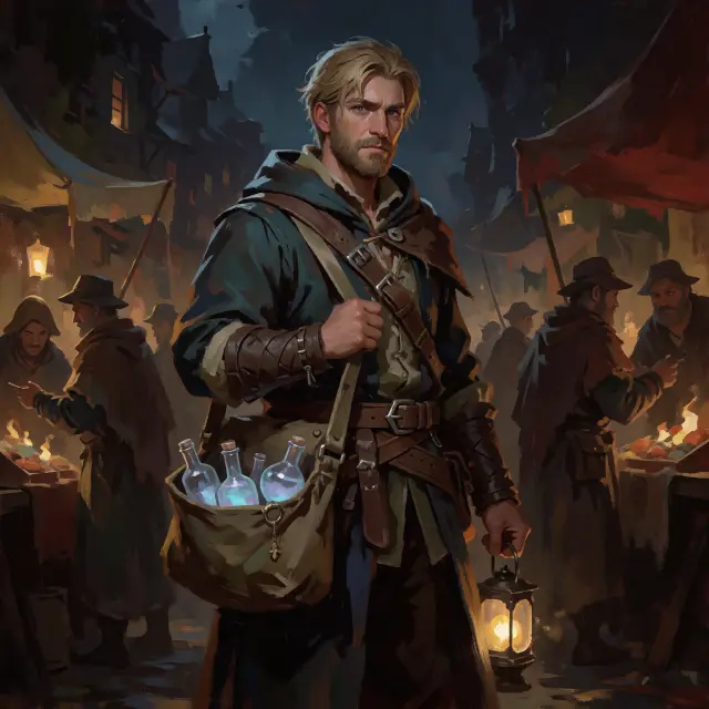 Der Aderläufer — Kael-Duskepper-Key-Visual (Krea 2)