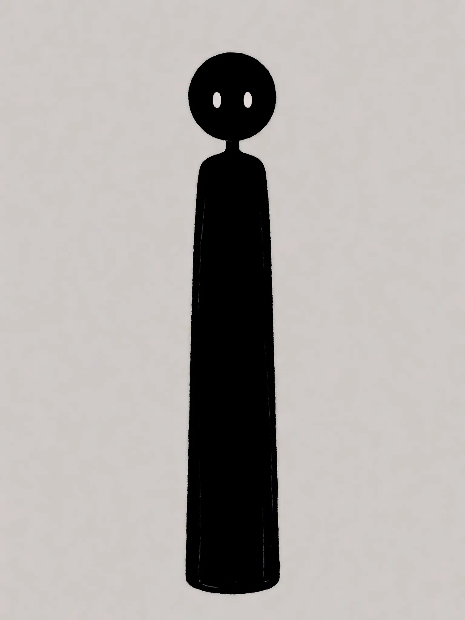 Quadro de referência — ficha de personagem da silhueta negra