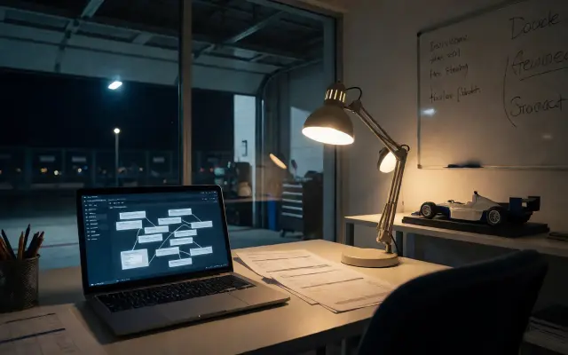 Scene background — The Comeback Team Office