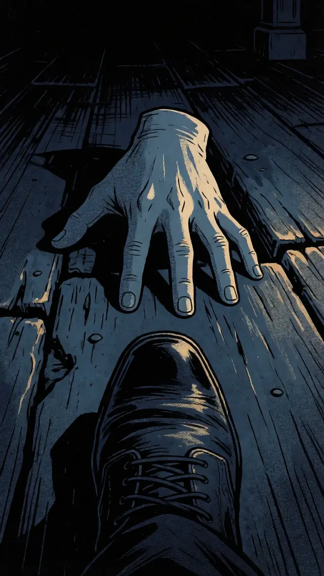 The Hand in the Floorboards — prop reference