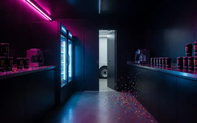 Scene background — Hospitality Suite After the Party
